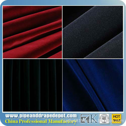 Economic flame resistant blackout stage curtain backdrop for sale